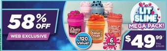 Showcase LIT SLIME offer