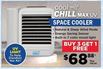 Showcase cool CHILL MAX UV SPACE COOLER offer