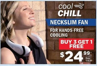 Showcase cool CHILL NECKSLIM FAN offer