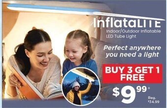 Showcase InflataLITE Indoor/Outdoor Inflatable LED Tube Light offer