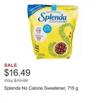 Costco Splenda no calorie sweetener, 715 g offer
