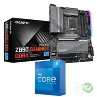 Intel core™ i5-12600k processor bundle w/ gigabyte z690 gaming x ddr4 motherboard