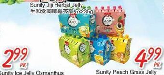 Foody Mart Sunity peach grass jelly offer