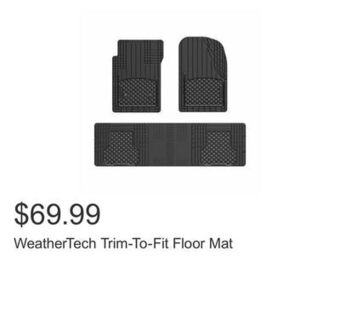 Costco Weathertech trim-to-fit floor mat offer