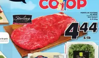 IGA BEEF BRISKET 9,79 $/kg offer