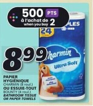 IGA Charmin Bathroom tissue offer