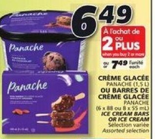 IGA Panache ice cream bars offer