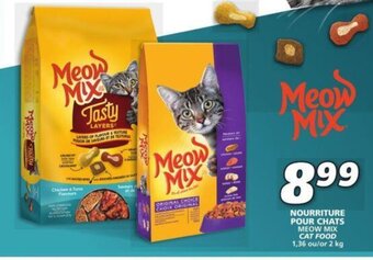 IGA MEOW MIX CAT FOOD offer