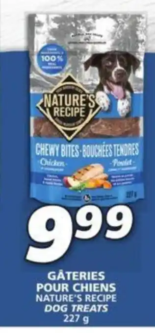 IGA NATURE'S RECIPE DOG TREATS 227 g offer