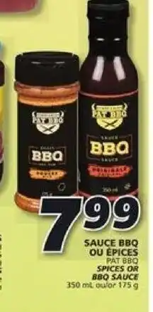 IGA Pat BBQ spices 350ml offer