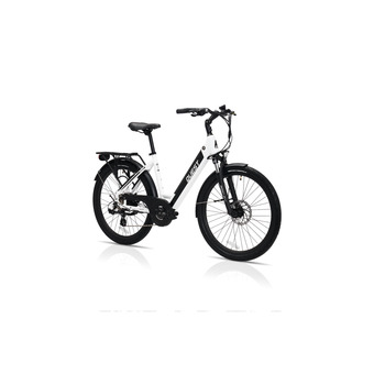 Best Buy Open box - quest hub 26 urban electric bike (350w motor, 36v/11.6ah battery, 8 speed) – white/black offer