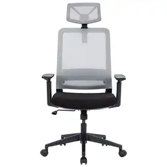 Best Buy Naz expert full-back mesh office chair with headrest - black offer