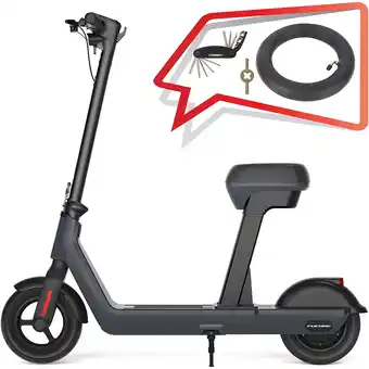 Best Buy Fucare hu3 pro foldable electric scooter with up to 64km battery life-top speed 18.6mph -500 w 48v 12ah (576wh) lithium batte offer