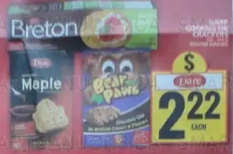 Food Basics Dare Cookies o Crackers offer