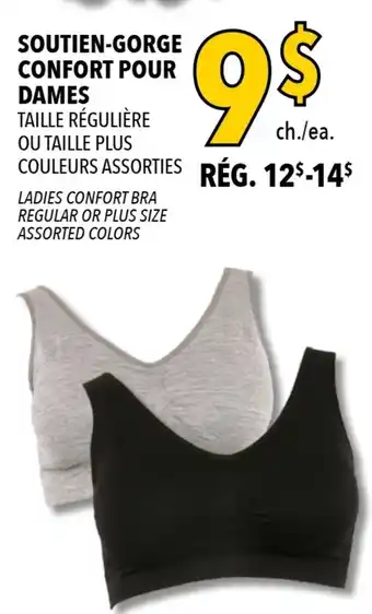 Korvette SOUTIEN-GORGE CONFORT POUR DAMES TAILLE RÉGULIÈRE OU TAILLE PLUS COULEURS ASSORTIES RÉG. offer