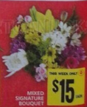 Food Basics MIXED SIGNATURE BOUQUET offer