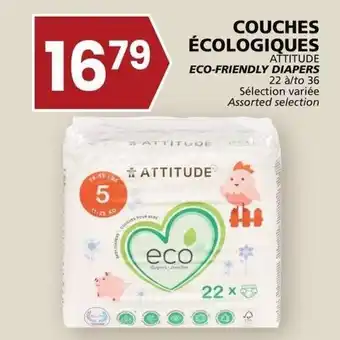Rachelle-Bery Grocery ATTITUDE ECO-FRIENDLY DIAPERS 22 to 36 offer