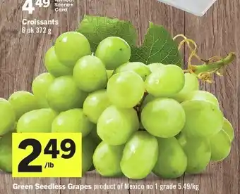 IGA Green Seedless Grapes offer