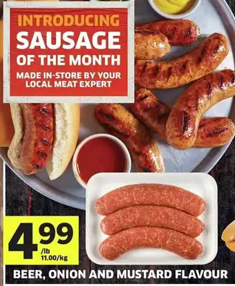 IGA BEER, ONION AND MUSTARD FLAVOUR offer
