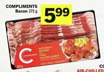 IGA COMPLIMENTS Bacon 375 g offer