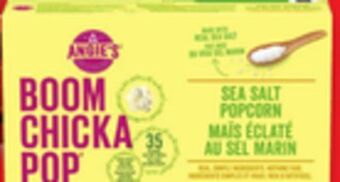 Walmart Angie's boomchickapop popcorn offer