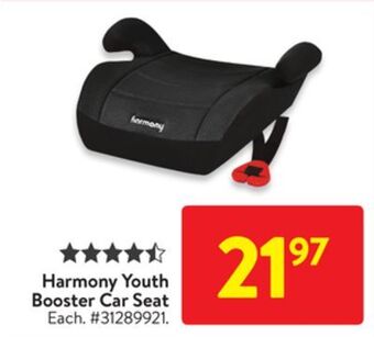 Walmart Harmony youth booster car seat offer