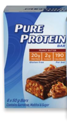 Walmart Pure protein bars offer