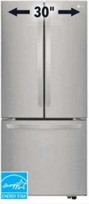 Lowe's Lg 22 cu. ft. refrigerator offer