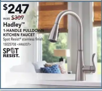 Lowe's Moen hadley 111-handed pillow kitchen faucet offer
