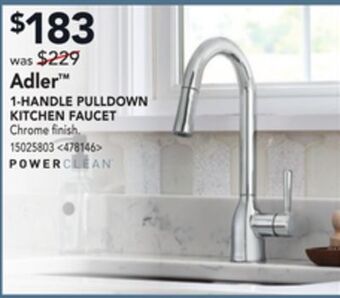 Lowe's Moen 1-handle pulldown kitchen faucet offer