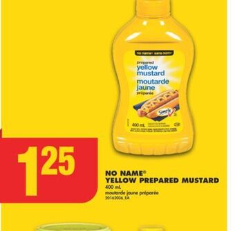 No Frills No name® yellow prepared mustard, 400 ml offer