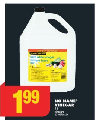 No Frills No name® vinegar, 4 l offer