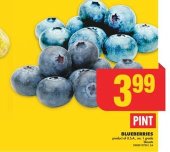 No Frills Blueberries offer