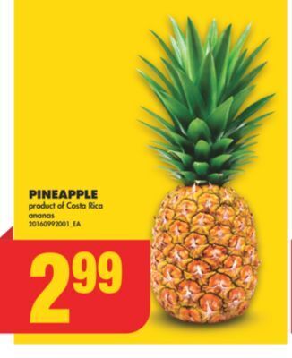 No Frills Pineapple offer