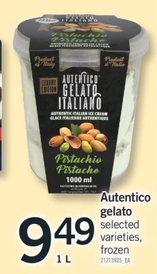 Fortinos Autentico gelato, 1 l offer