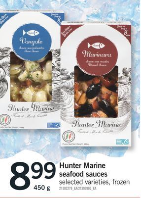 Fortinos Hunter marine seafood sauces, 450 g offer