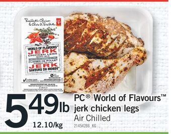 Fortinos Pc® world of flavours™ jerk chicken legs offer