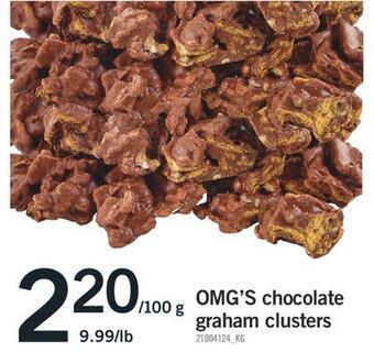 Fortinos Omg's chocolate graham clusters offer