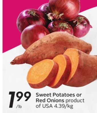Sobeys Sweet potatoes or red onions offer