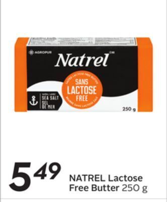 Sobeys Lactose free butter offer