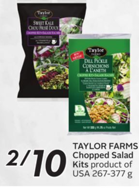 Sobeys Taylor farms chopped salad kits offer