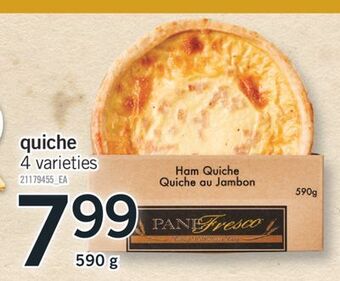 Fortinos Quiche 590 g offer