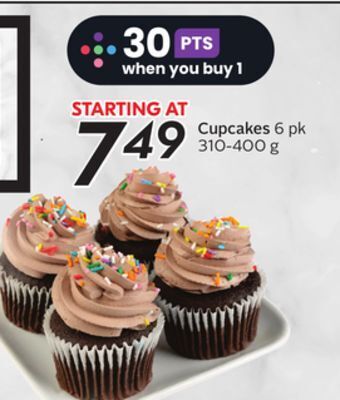 Sobeys Cupcakes offer