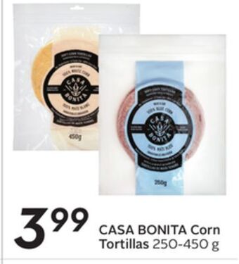 Sobeys Corn tortillas offer