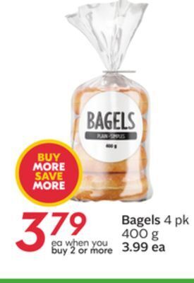 Sobeys Bagels offer