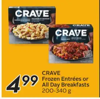 Sobeys Frozen entrées or day all breakfasts offer