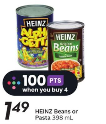 Sobeys Beans or pasta offer