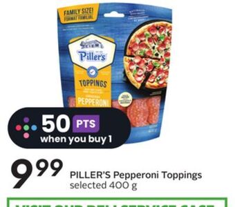 Sobeys Pepperoni toppings offer