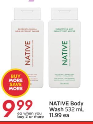 Sobeys Body wash offer