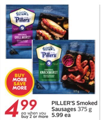 Sobeys Smoked sausages offer